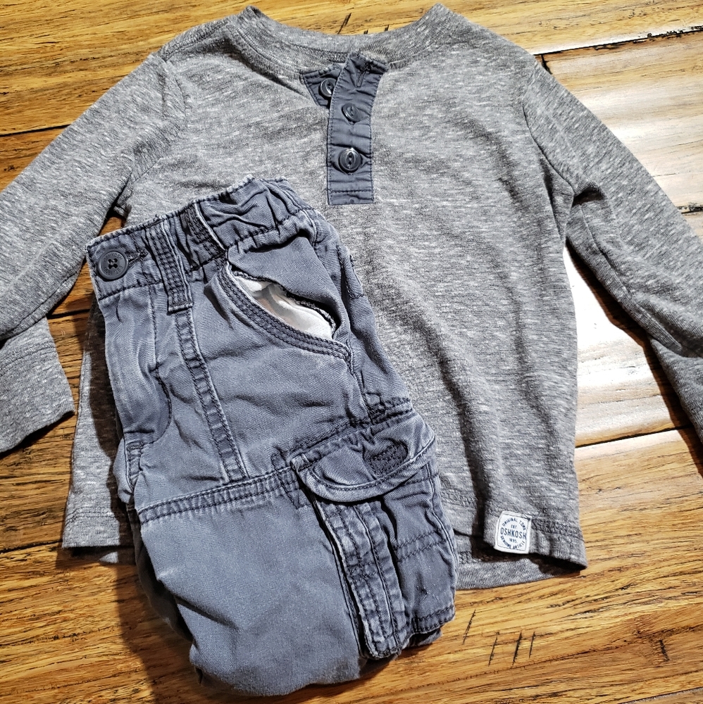 Basic gray outfit 2T
